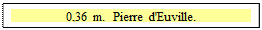Zone de Texte: 0,36 m.  Pierre d'Euville.

