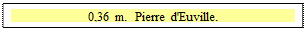 Zone de Texte: 0,36 m.  Pierre d'Euville.

