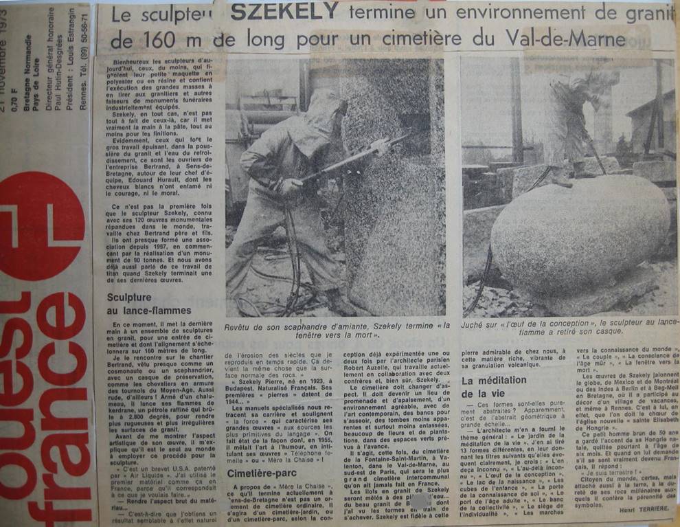 Ouest France 27-11-1973