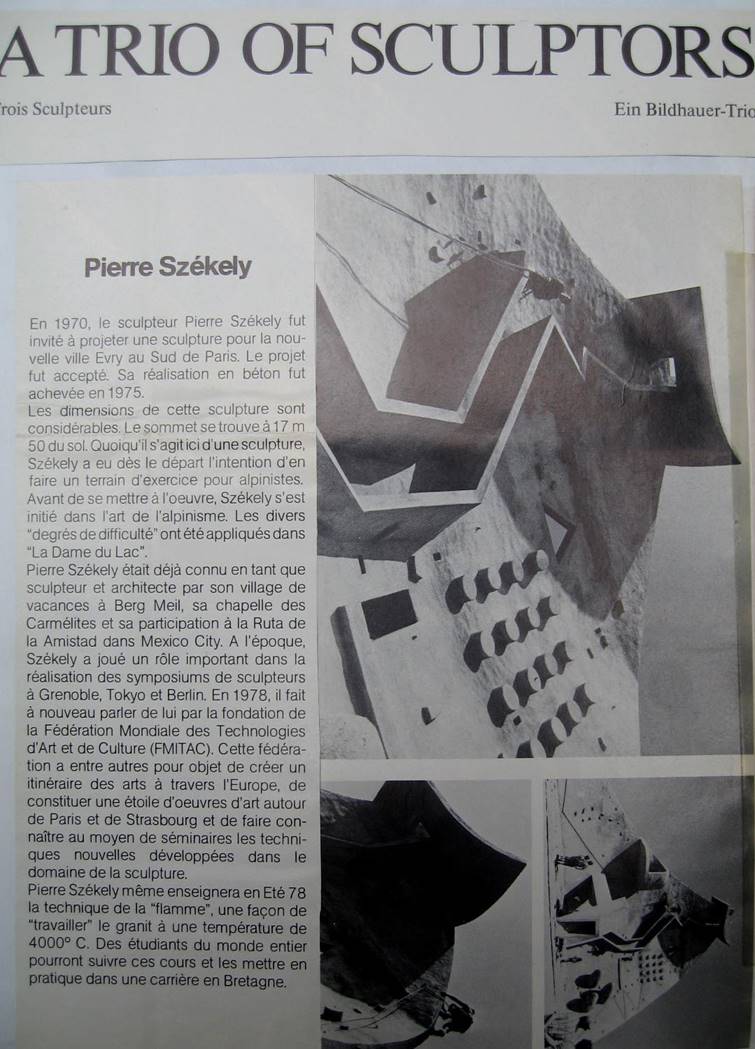 Un trio de sculpteurs