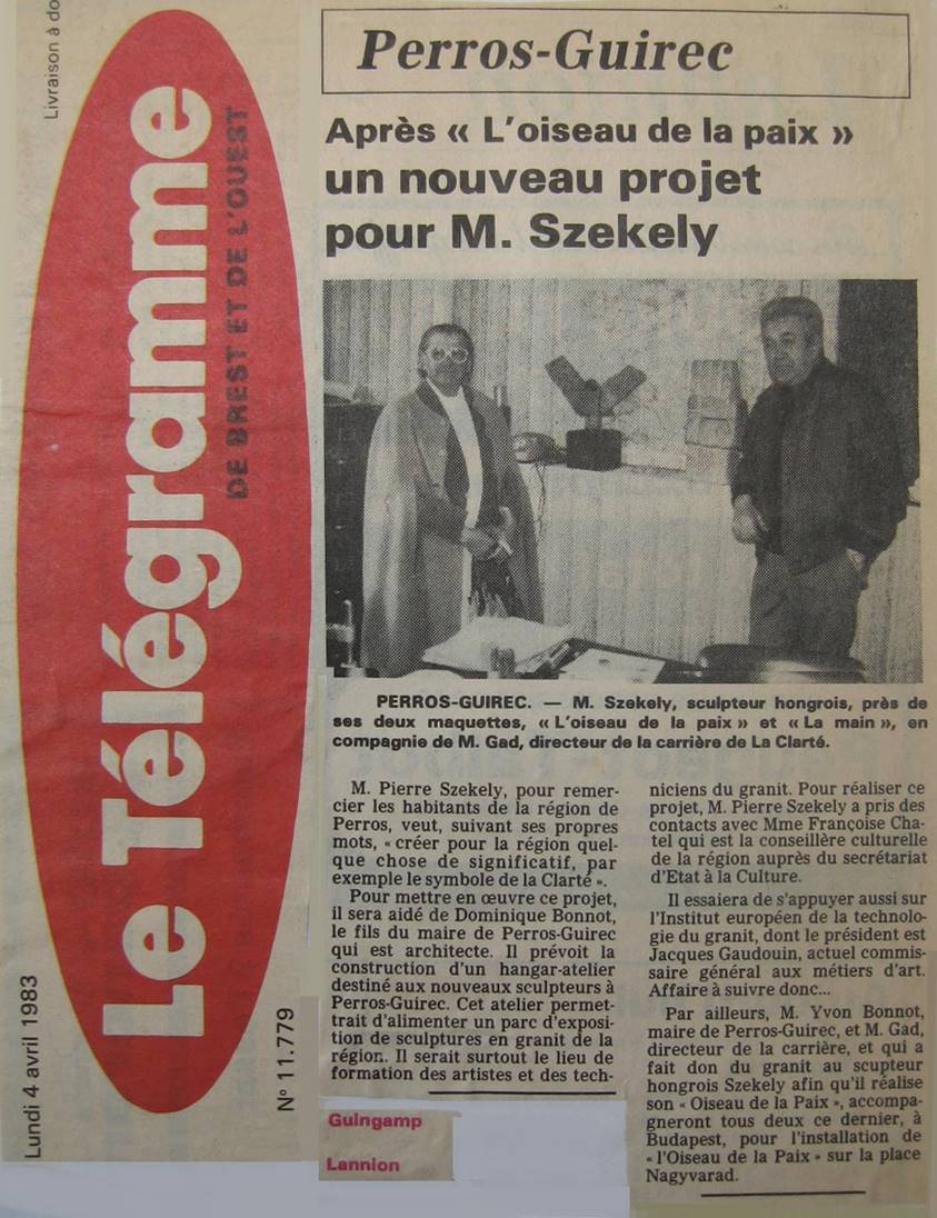 Tlgramme de Brest 4-4-1983