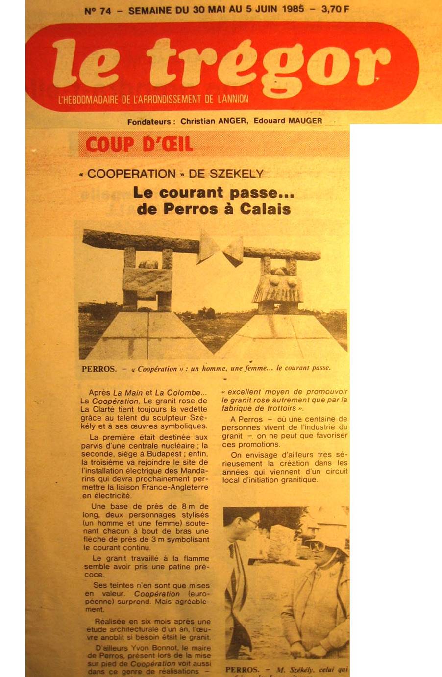 Le Tr�gor 6 juin 1985
