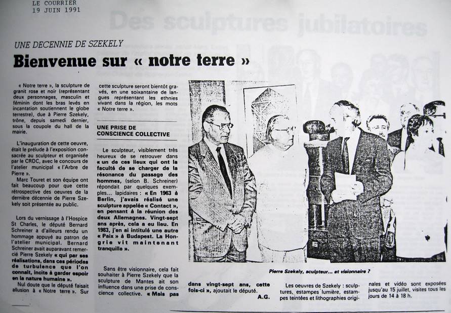 Le Courrier 19 juin 1991